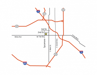 OCCCA Freeway Map